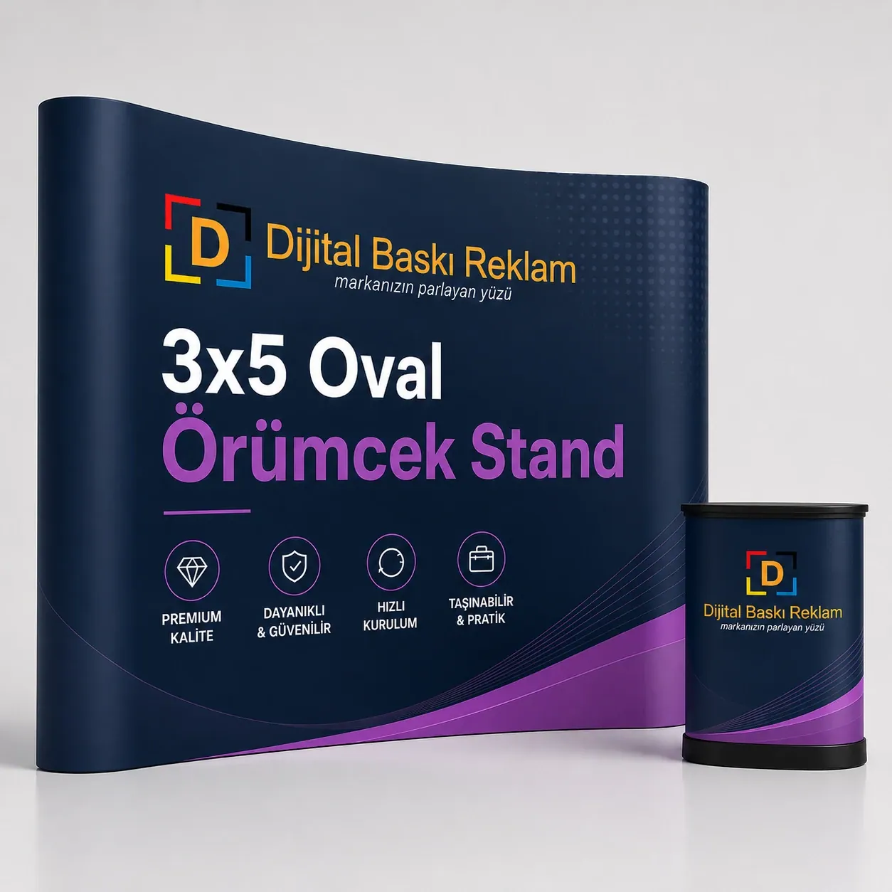 3x5 Oval Örümcek Stand